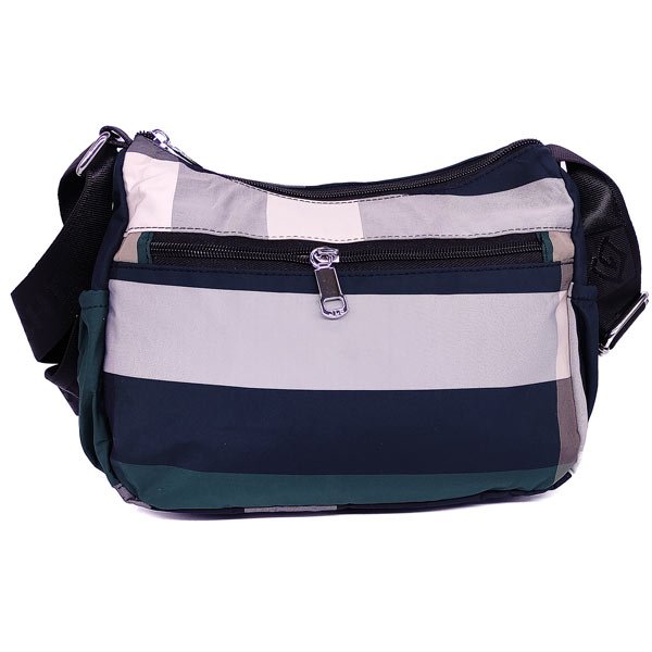 Checkered Pattern Crossbody Messenger Bag - Stylish & Trendy