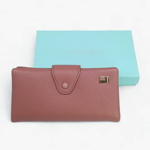 Chrisbella Coral PU Leather Purse