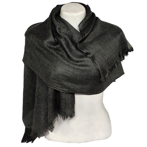 Shadow Grey Woolen Shawl for Women