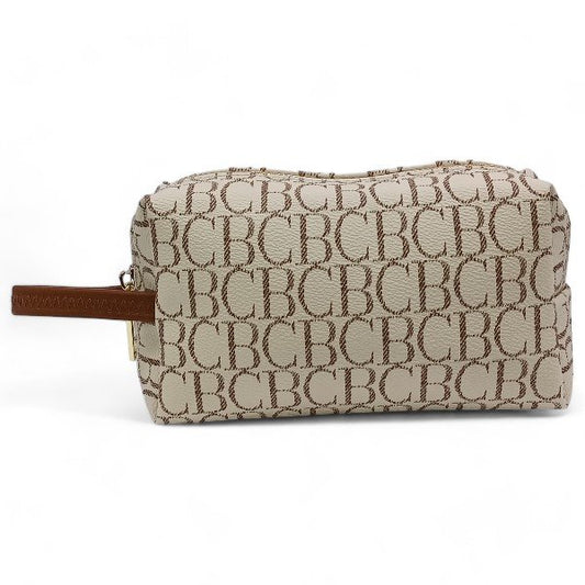 Chrisbella Stylish Pouch Bag in Cream