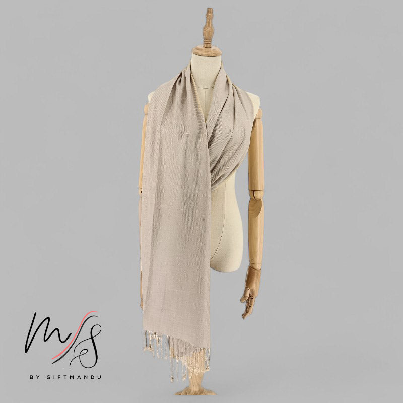 Sophisticated Plain Hue Pashmina Scarf